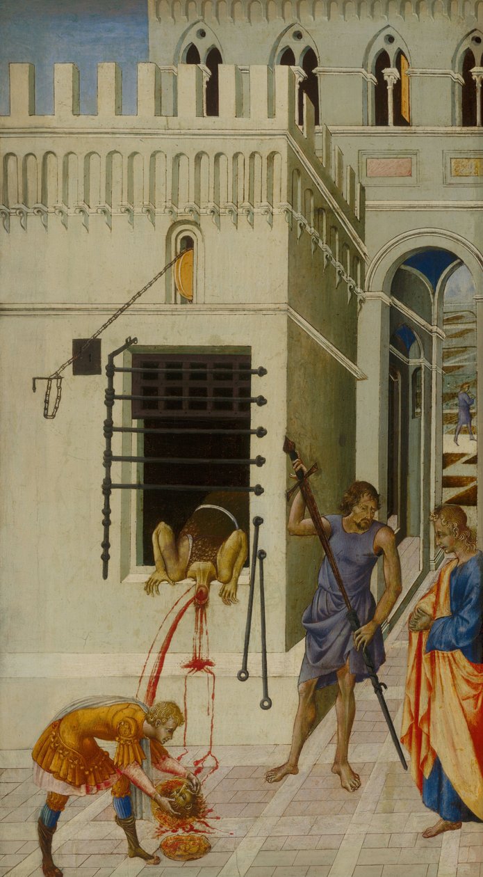 Die Enthauptung von Johannes dem Täufer von Giovanni di Paolo