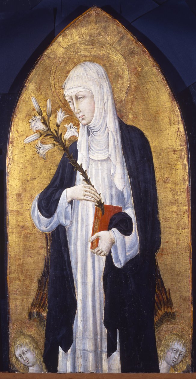 Heilige Katharina von Siena (1347-80), ca. 1462 von Giovanni di Paolo di Grazia