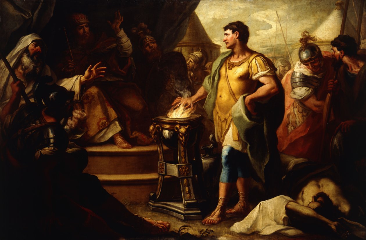 Mucius Scaevola von Girolamo Brusaferro