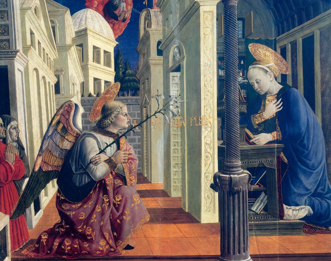 Verkündigung (Detail), ca. 1460 von Girolamo Giovanni