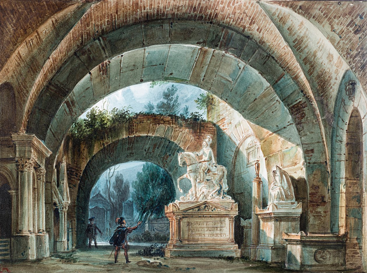Bühnenbild für die Oper Don Giovanni von Wolfgang Amadeus Mozart von Girolamo Magnani