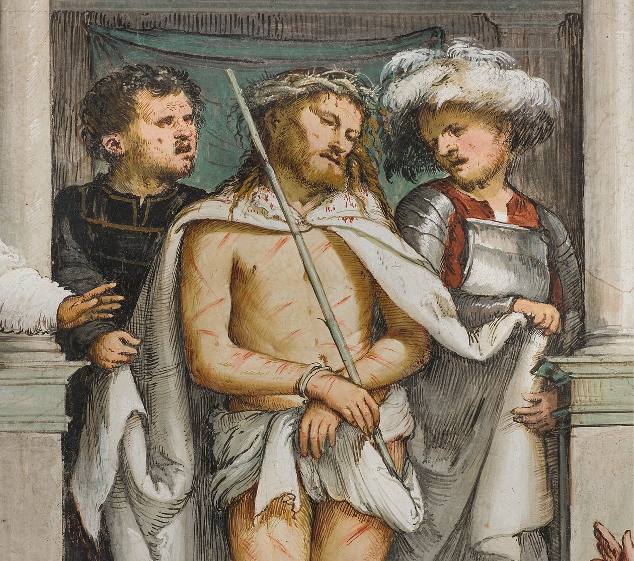 Zentrales Kirchenschiff, Viertes südliches Joch, Ecce Homo von Girolamo Romanino