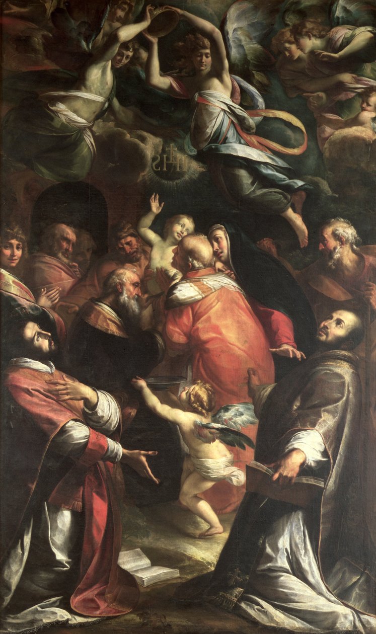 Beschneidung Christi mit St. Ignatius von Loyola und St. Franz Xaver von Giulio Cesare Procaccini