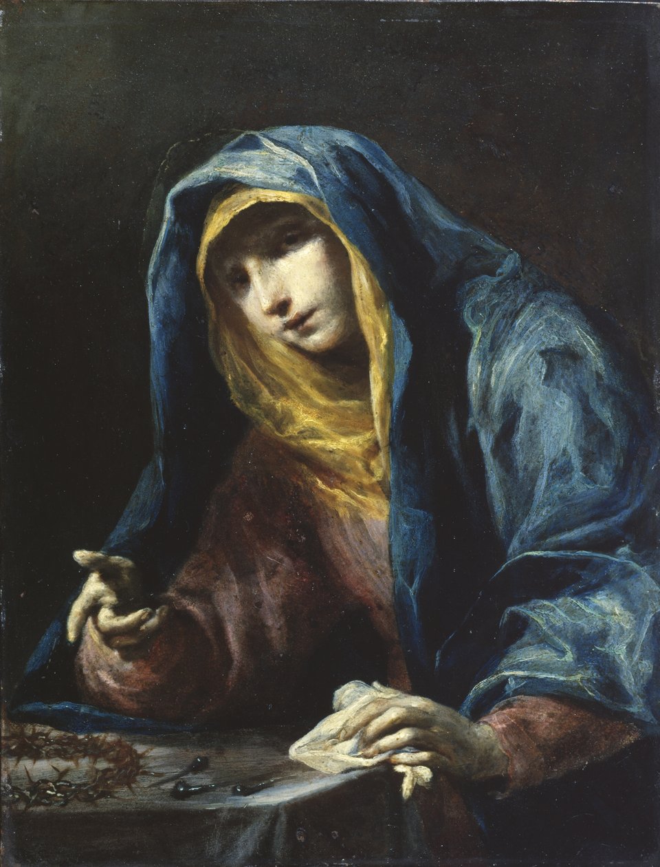 Die Jungfrau mit den Instrumenten der Passion, ca. 1730 von Giuseppe Maria Crespi