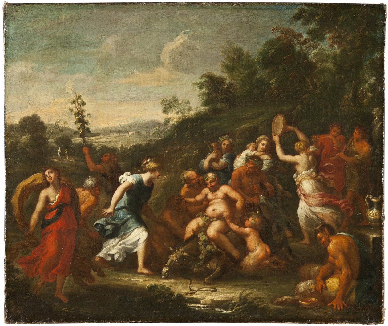 Der Triumph des Silenus von Giuseppe Maria Crespi