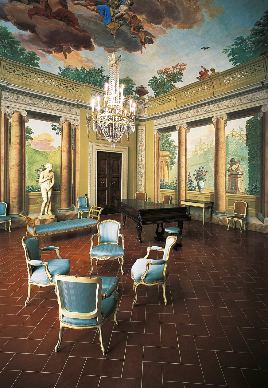 Fresken in der Villa del Poggio Imperiale, Florenz von Giuseppe Maria Terreni