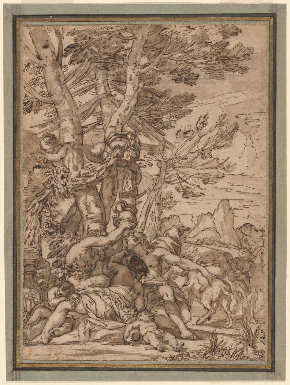 Ein Bacchanal von Giuseppe Nicola Nasini