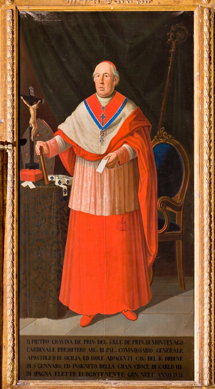 Porträt von Kardinal Pietro Gravina, um 1825 von Giuseppe Patania