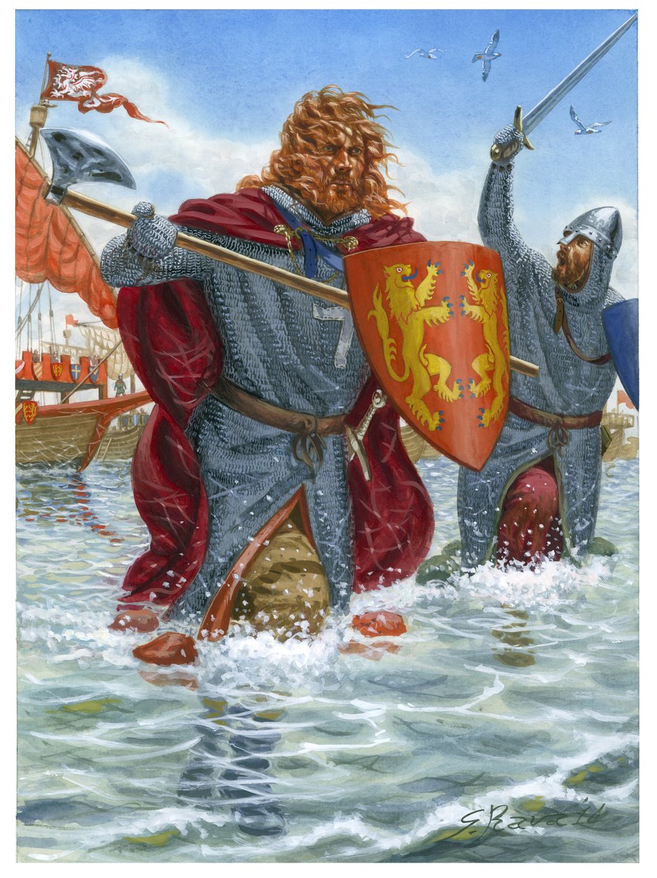 Dritter Kreuzzug: Richard I. von England, bekannt als Löwenherz (1157-1199) stürmt Saint Jean d