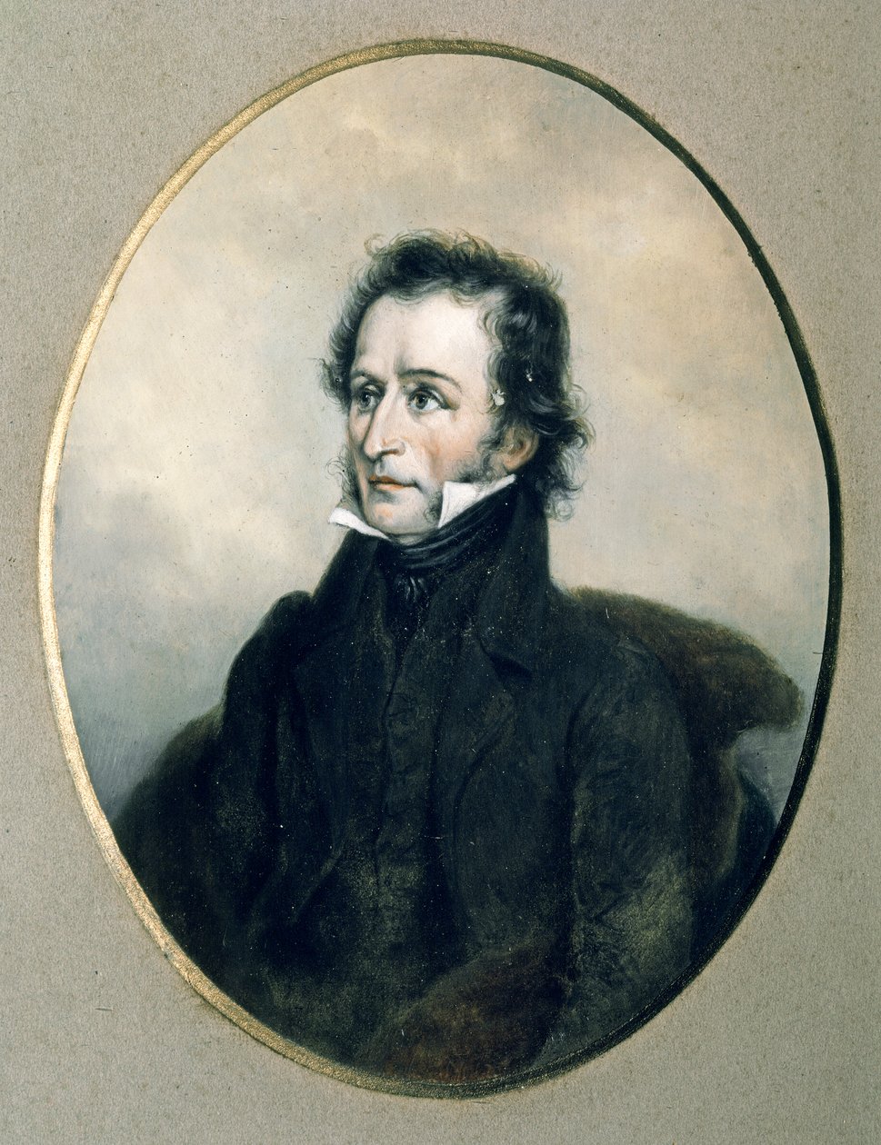 Porträt von Niccolo Paganini von Giuseppe Rossi