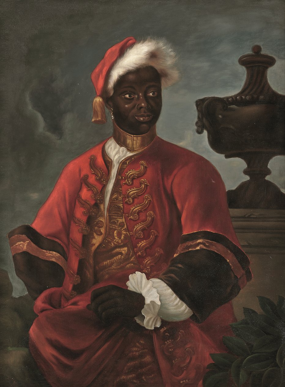 Porträt eines Herrn in Livree von Godfrey (follower of) Kneller