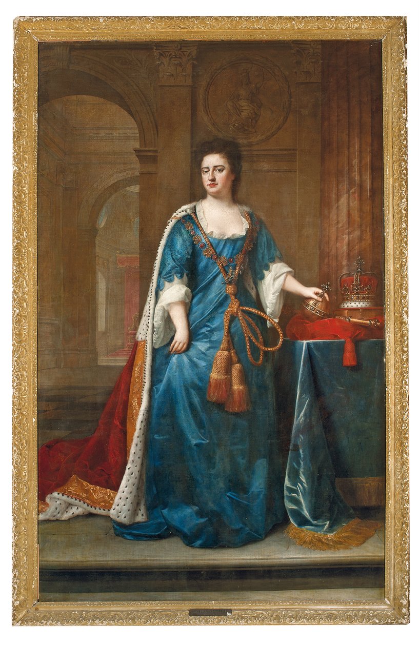 Porträt von Königin Anne (1665-1714) von Godfrey (studio of) Kneller