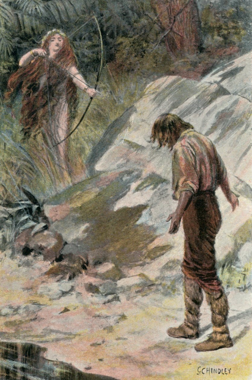 Illustration für Westward Ho! von Charles Kingsley von Godfrey C. Hindley