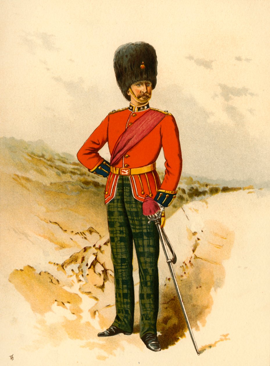 Das 21. - Royal Scots Fusiliers, 1890 von Godfrey Douglas Giles