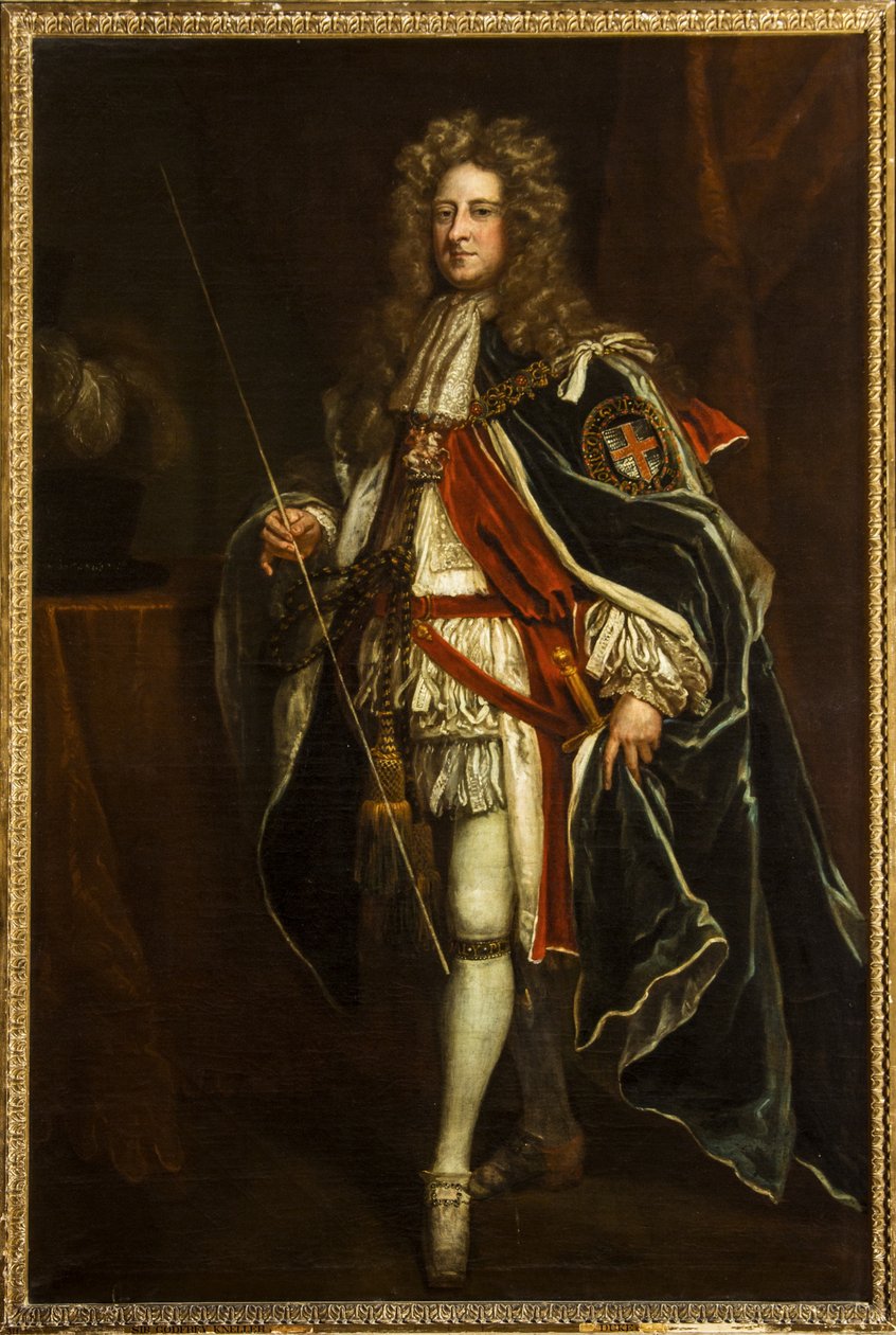 Porträt von William Cavendish, 4. Earl und 1. Herzog von Devonshire, ca. 1690-1710 von Godfrey Kneller