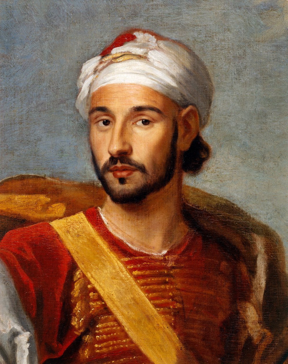 Detail, Muhammad Ohadu, der marokkanische Botschafter von Godfrey and Wyck Jan (1640 1700) Kneller