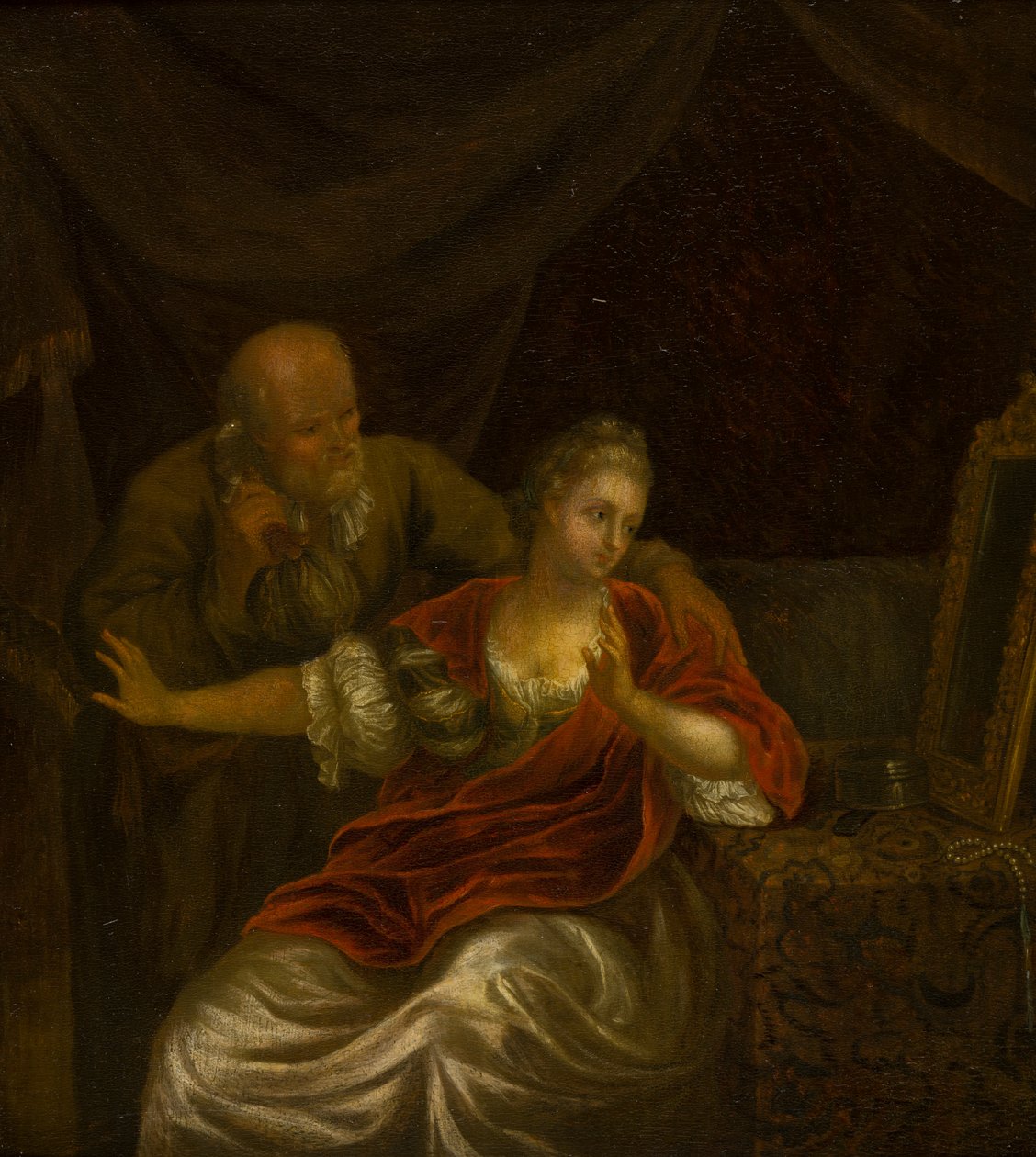 Ein abgelehntes Angebot von Godfried (after) Schalken or Schalcken