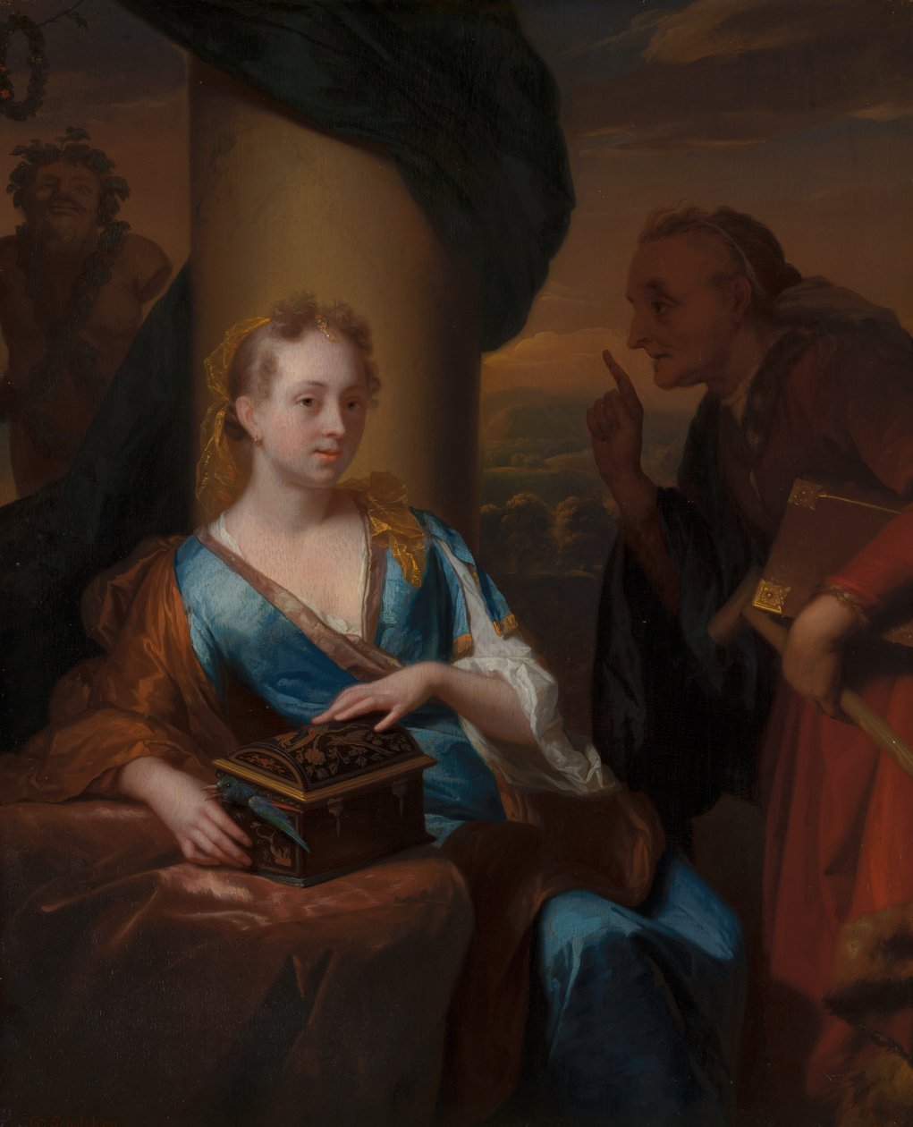 Die Keuschheitslektion von Godfried Schalcken