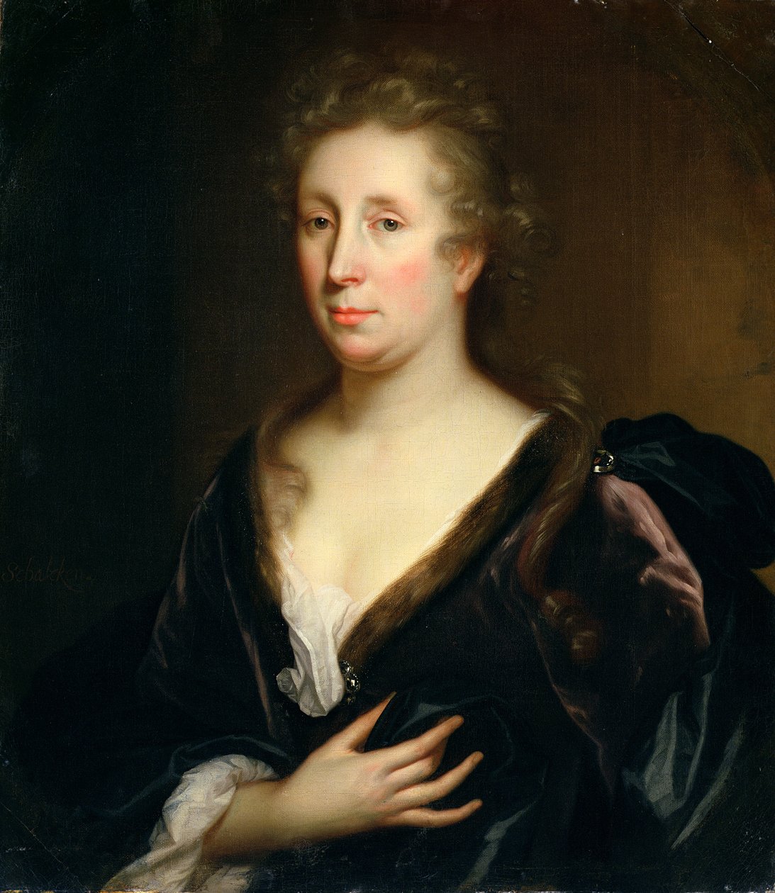 Porträt der Künstlerin Rachel Ruysch von Godfried Schalcken