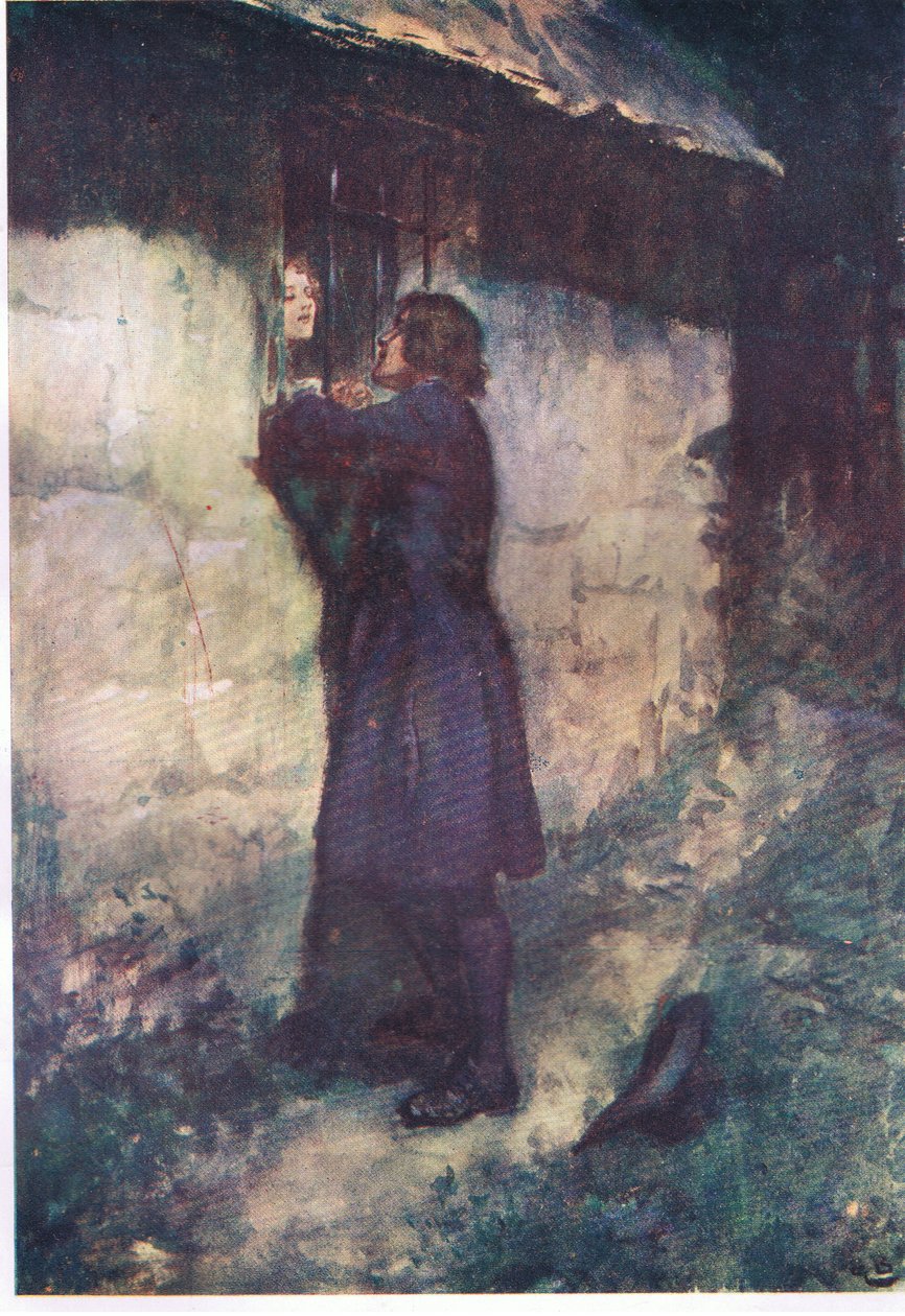 "So verrückt wie ein Märzhase", sagte ich, aus Lorna Doone, veröffentlicht von W & R Chambers Ltd von Gordon Frederick Browne