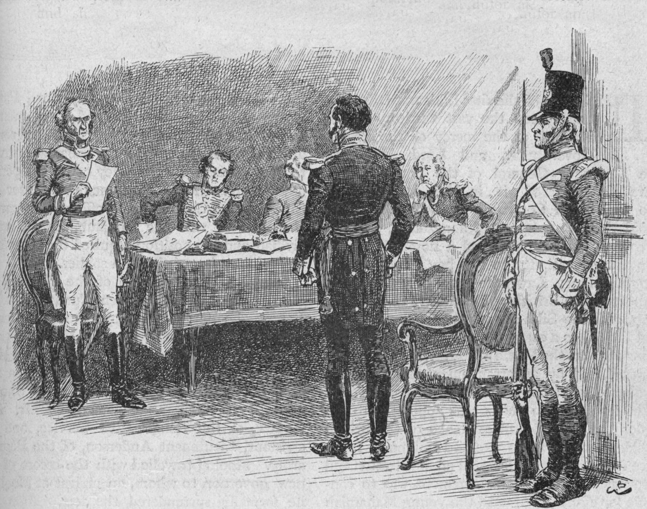General Whitelocke wurde vor ein Kriegsgericht gestellt, 1902 von Gordon Frederick Browne