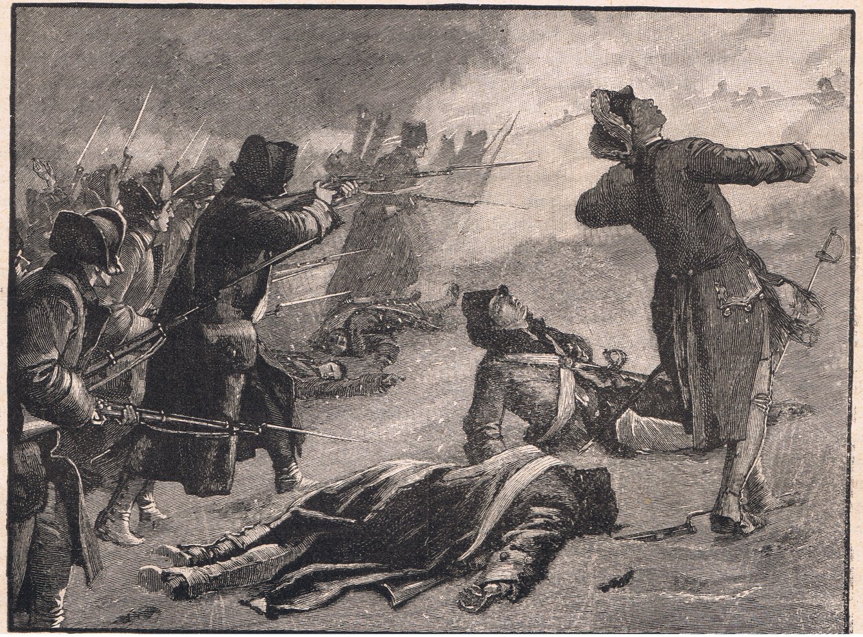 Montgomerys Angriff auf die Unterstadt, Quebec 1775 von Gordon Frederick Browne