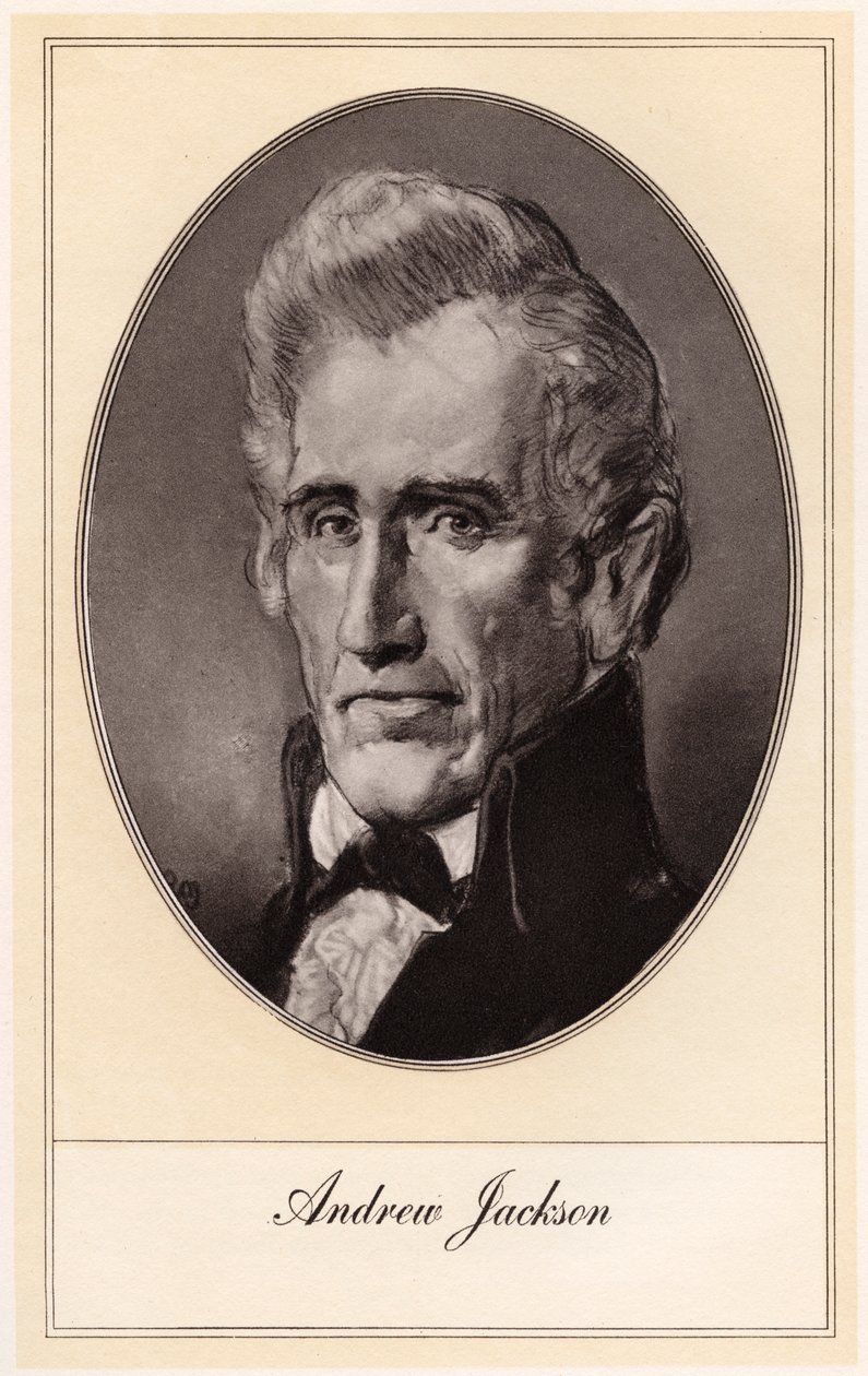 Andrew Jackson, siebter Präsident der Vereinigten Staaten, frühes 20. Jahrhundert von Gordon Ross