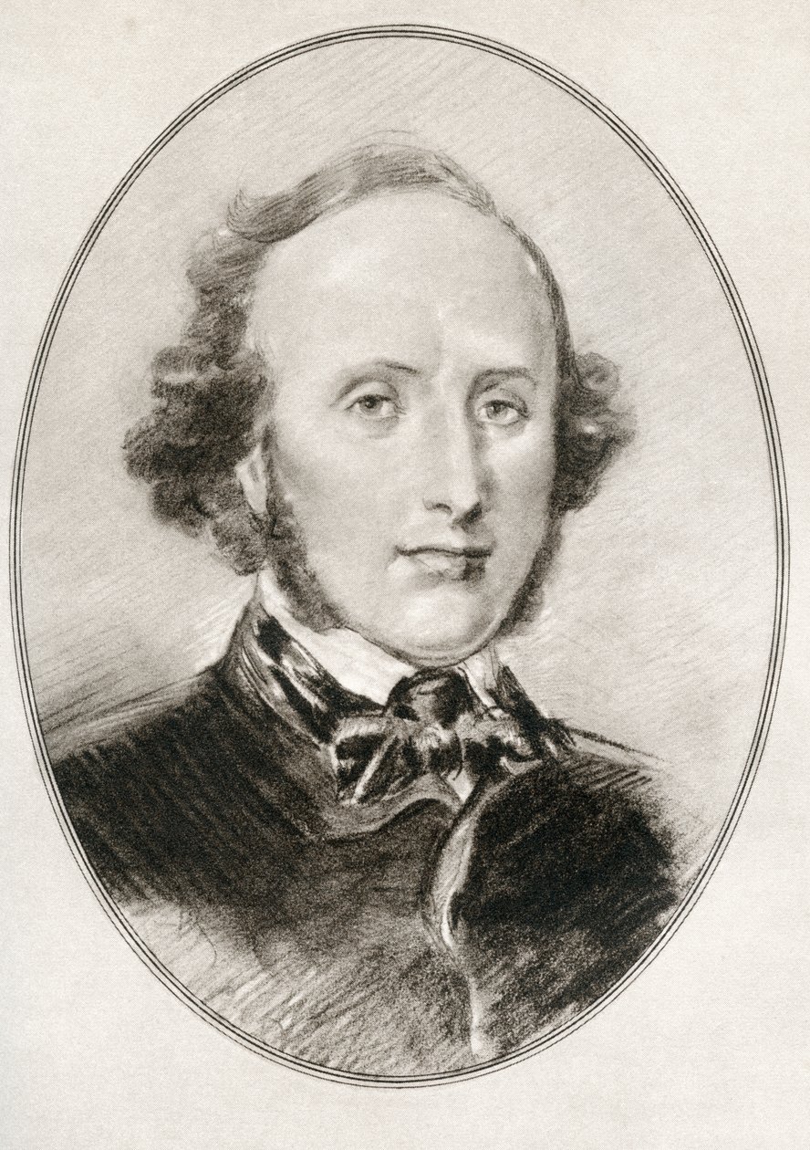 Jakob Ludwig Felix Mendelssohn Bartholdy, aus Living Biographies of Great Composers von Gordon Ross