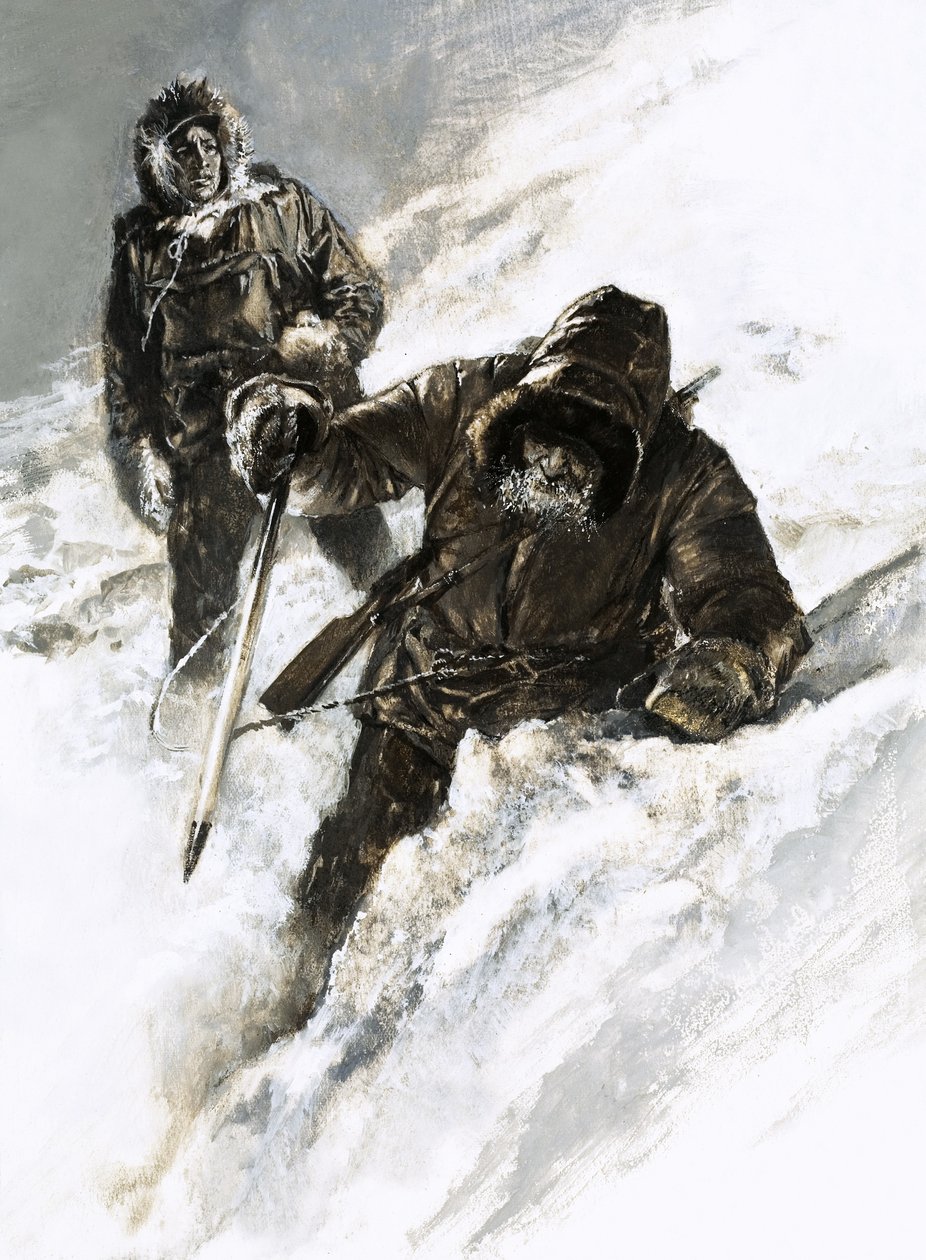 Dr. Isaac Stringer und C. F. Johnson durchquerten den Yukon von Graham Coton
