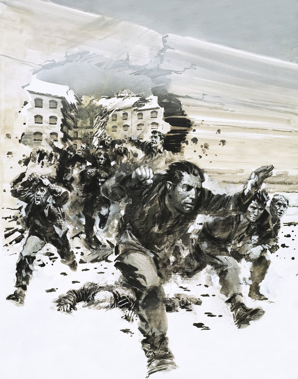 Kriegsgefangene fliehen aus dem Gefängnis von Amiens von Graham Coton
