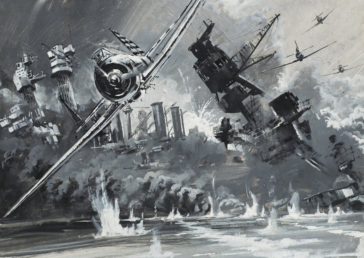 Pearl Harbour, 7. Dezember 1941 von Graham Coton