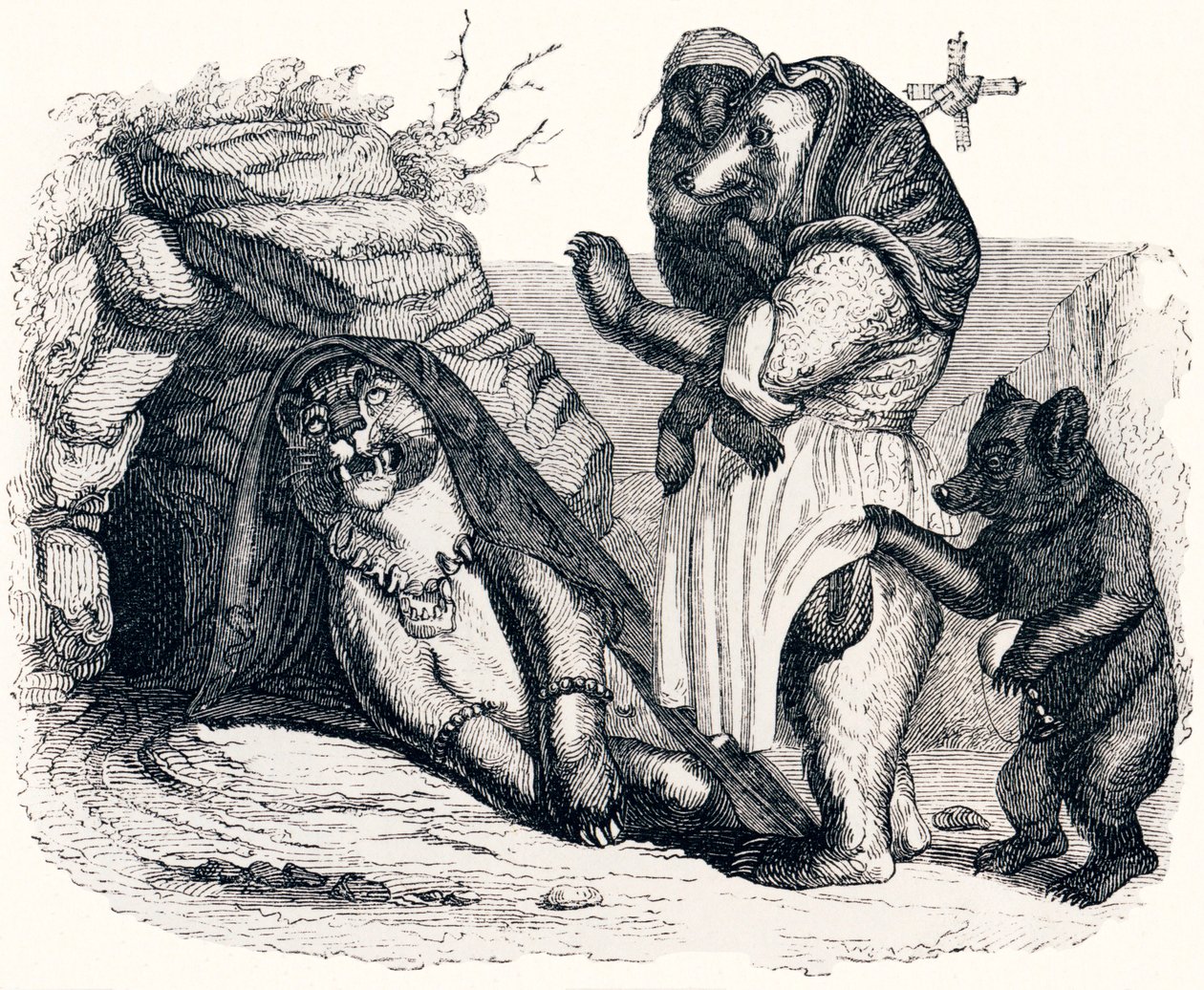 Die Löwin und der Bär (La lionne et l