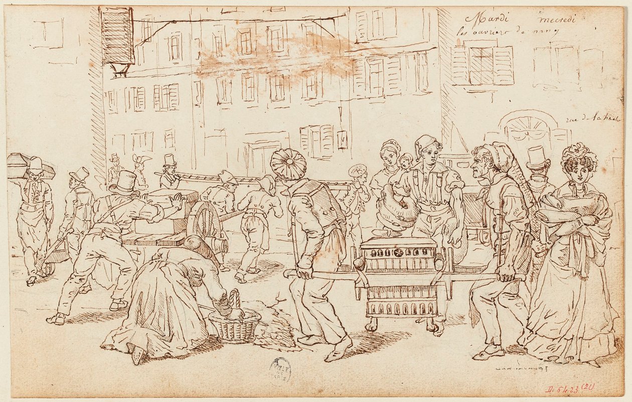 Dienstag Mittwoch die Arbeiter von Nancy von Grandville