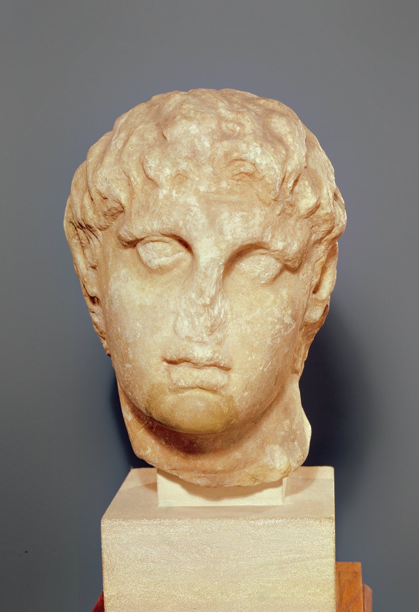 Kopf eines der Diadochen oder Kopf von Alexander III. dem Großen von Greek