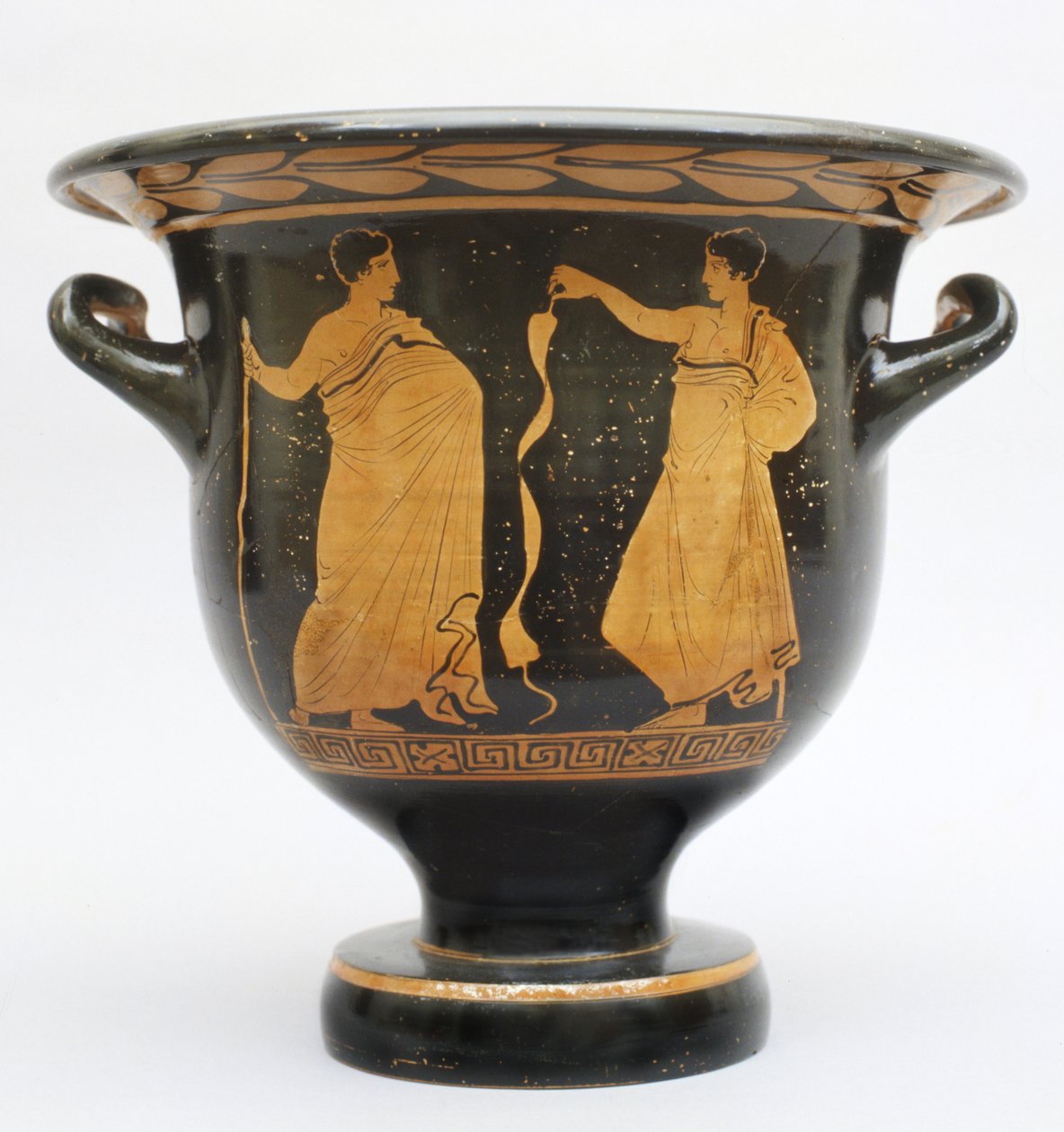 Glockenförmiger proto-apulischer Krater aus Matera, Italien von Greek School