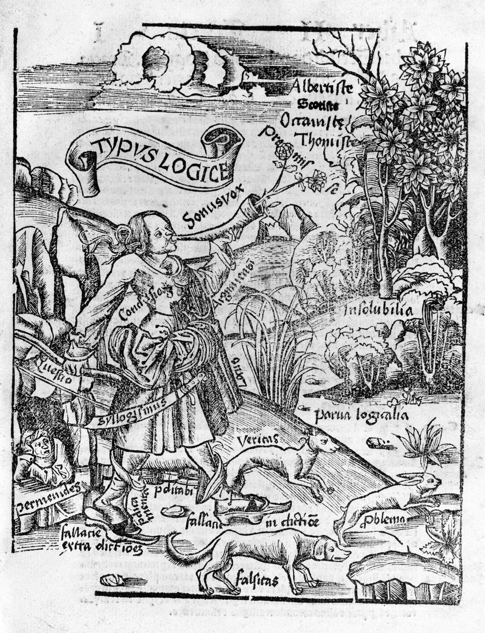 Freie Künste: Logik - in „Margarita Philosophica“ von Gregor Reisch (1467-1525). Basel von Gregor Reisch