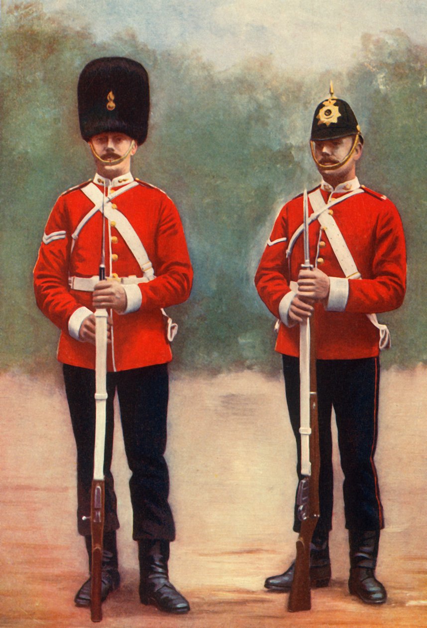 Northumberland Fusiliers Korporal und Durham Light Infantry Lance-Korporal, 1901 von Gregory and Co