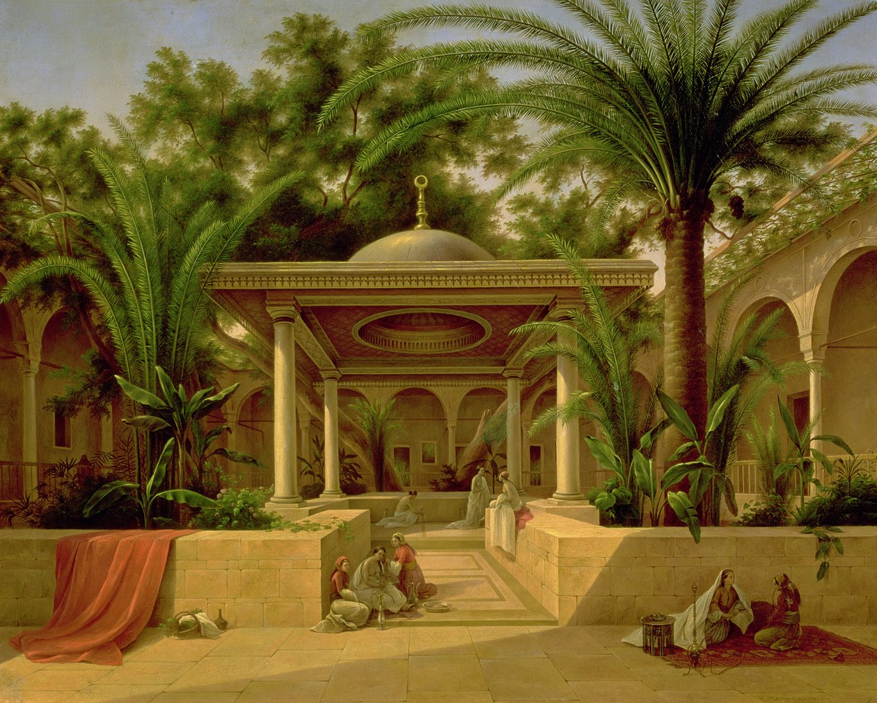 Der Khabanija-Brunnen, Kairo, 1845 von Grigory Tchernezov