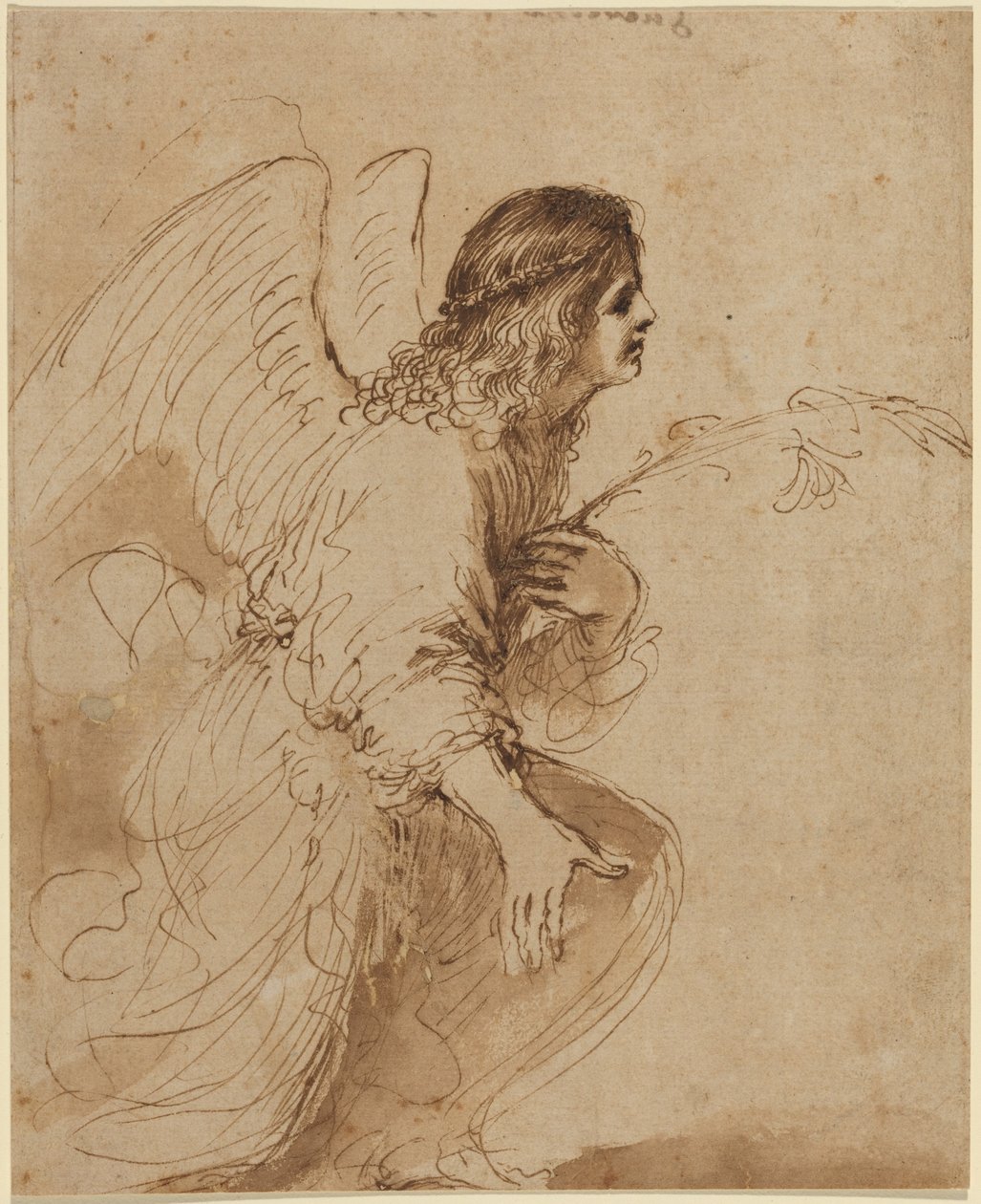 Der Engel der Verkündigung von Guercino (1591-1666)