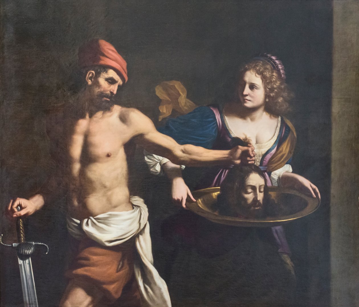 Salome und das Haupt Johannes des Täufers, ca. 1651 von Guercino (1591 1666)