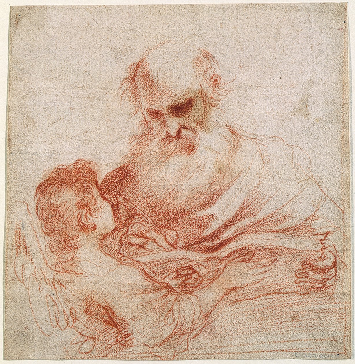 Evangelist Matthäus mit dem Engel von Guercino