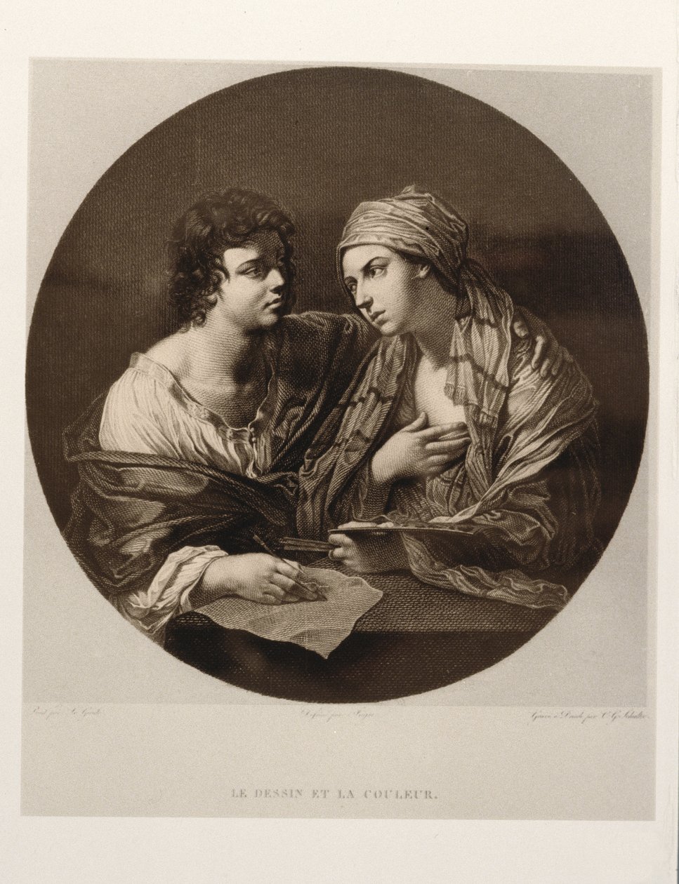 Die Vereinigung von Zeichnung und Farbe von Guido Reni