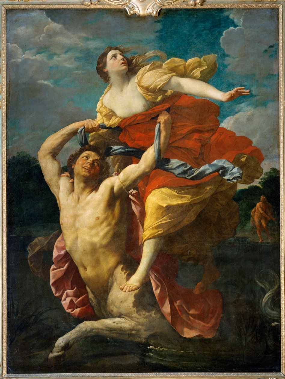 Dejanire entführt vom Zentaur Nessus von Guido (follower of) Reni