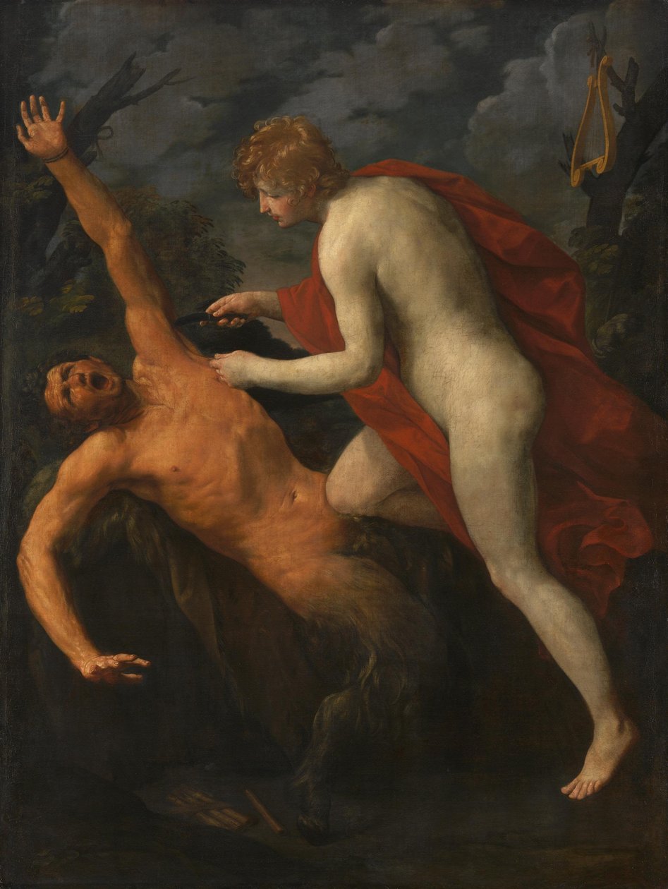 Apoll schindet Marsyas von Guido Reni