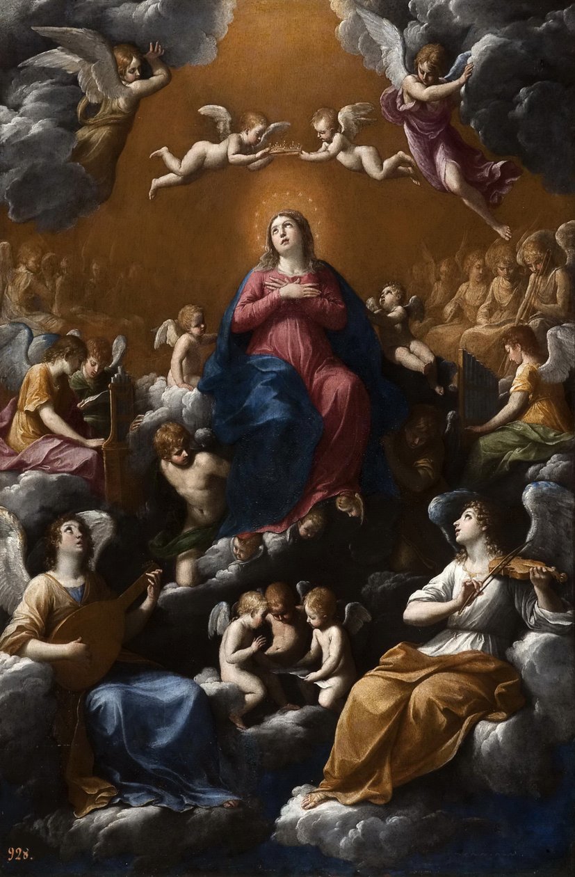 Die Himmelfahrt der seligen Jungfrau Maria, 1603 von Guido Reni