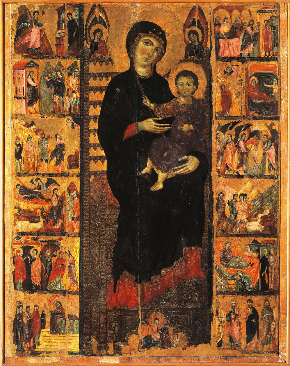 Majestät (Detail) von Guido da Siena