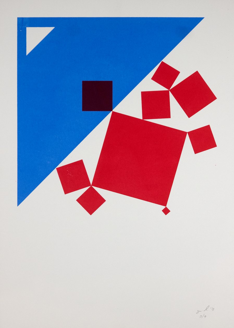 Suprematist Bacchus und Ariadne nach Tizian von Guilherme Pontes