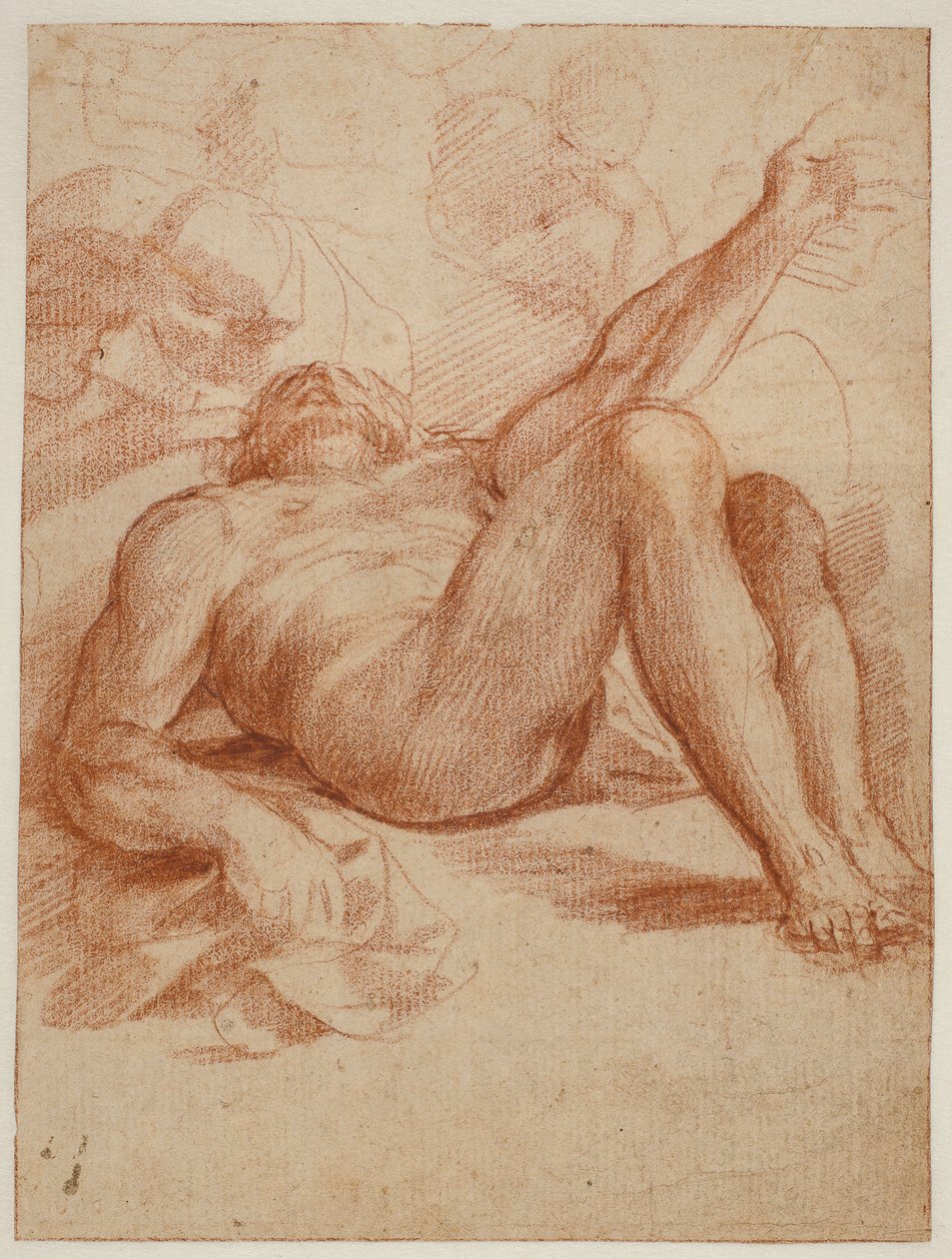 Der heilige Sebastian, gepflegt von den Frauen, nach Die Beweinung von Hans Baldung Grien von Guillaume Courtois