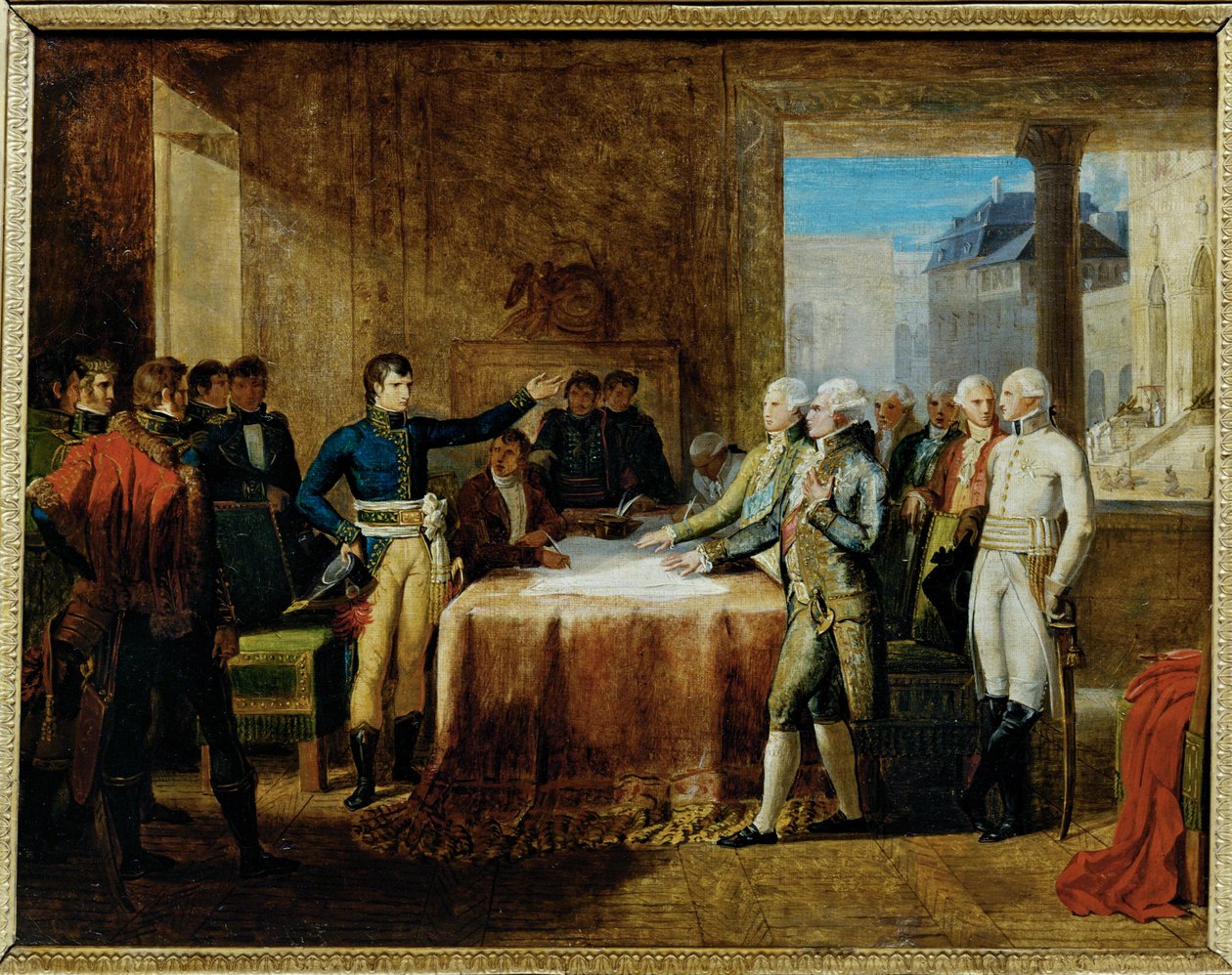 Vorbereitungen zum Frieden in Leoben von Guillaume Lethiere
