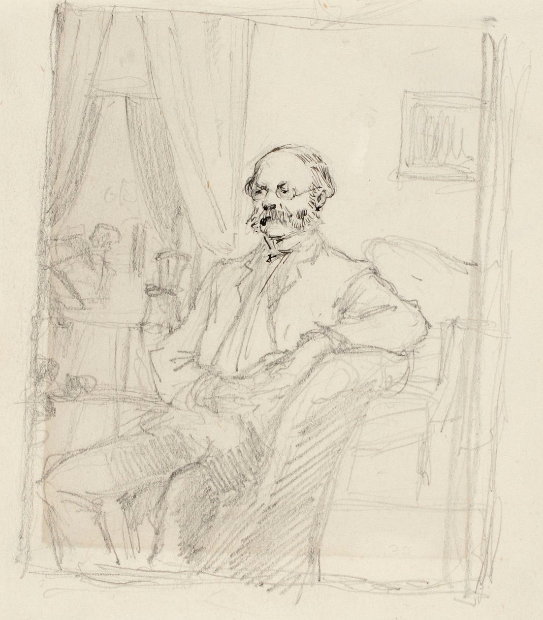 Direktor C. A. Zitting, Porträtstudie von Gunnar Berndtson